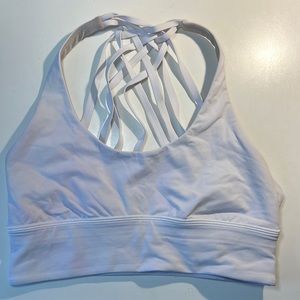 lululemon White sports bra size 6